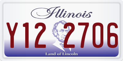 IL license plate Y122706