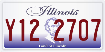 IL license plate Y122707