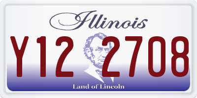 IL license plate Y122708