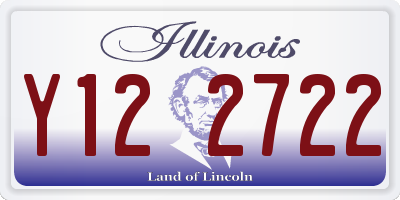 IL license plate Y122722