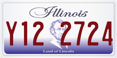 IL license plate Y122724