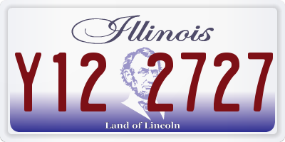 IL license plate Y122727