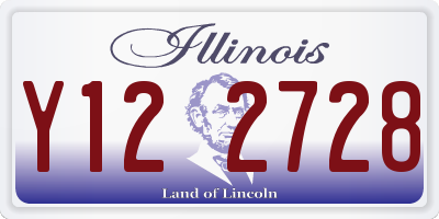 IL license plate Y122728