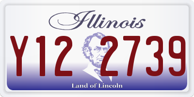 IL license plate Y122739