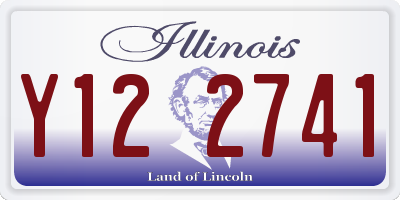 IL license plate Y122741