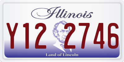 IL license plate Y122746