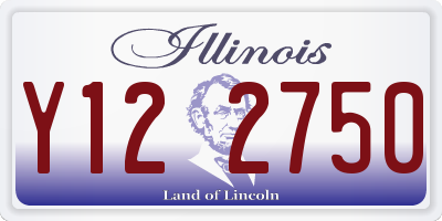 IL license plate Y122750