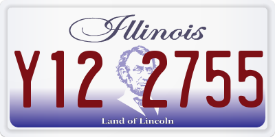 IL license plate Y122755