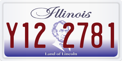 IL license plate Y122781