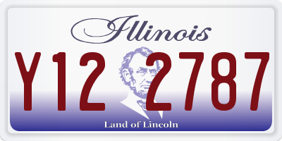 IL license plate Y122787