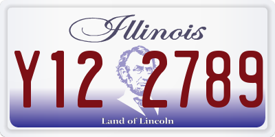 IL license plate Y122789