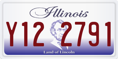 IL license plate Y122791