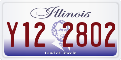 IL license plate Y122802