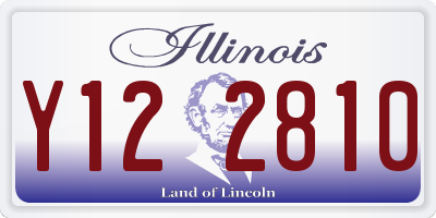 IL license plate Y122810