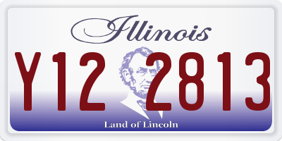 IL license plate Y122813