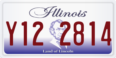 IL license plate Y122814
