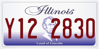 IL license plate Y122830