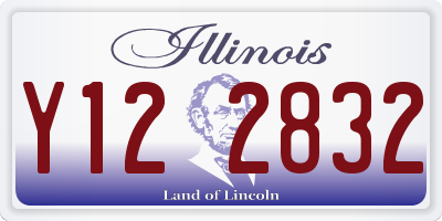 IL license plate Y122832