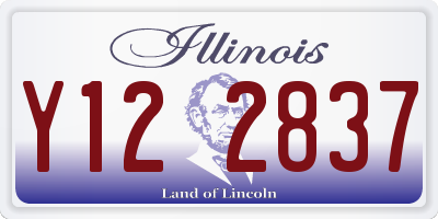 IL license plate Y122837