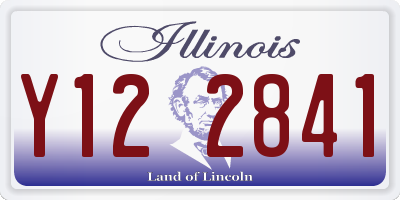 IL license plate Y122841