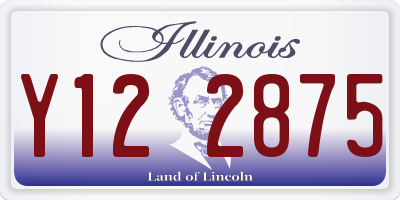 IL license plate Y122875