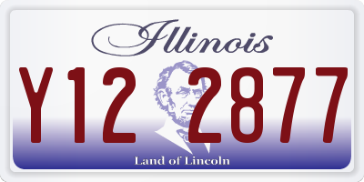 IL license plate Y122877