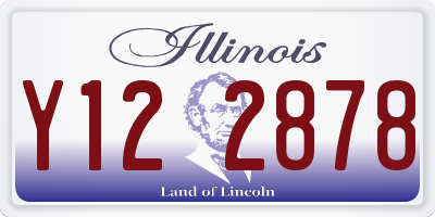 IL license plate Y122878