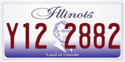 IL license plate Y122882