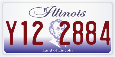IL license plate Y122884