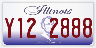 IL license plate Y122888