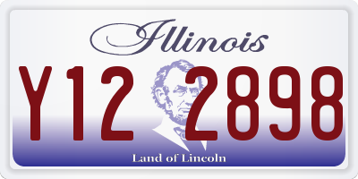 IL license plate Y122898
