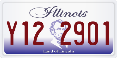 IL license plate Y122901