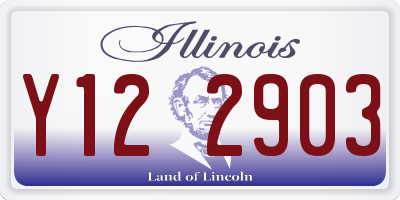 IL license plate Y122903