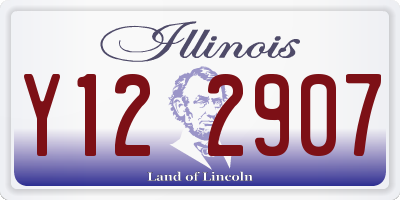 IL license plate Y122907