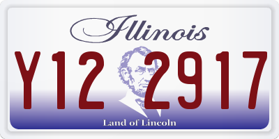 IL license plate Y122917