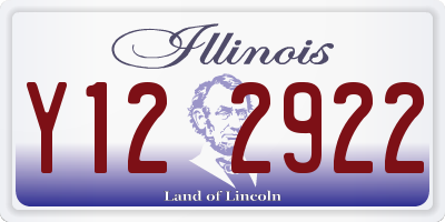 IL license plate Y122922