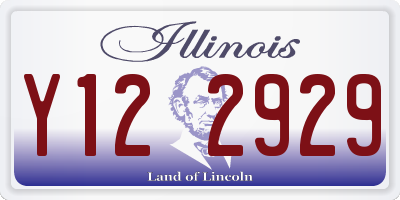 IL license plate Y122929