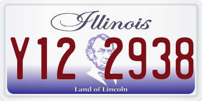 IL license plate Y122938