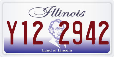 IL license plate Y122942