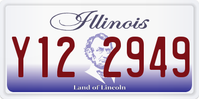 IL license plate Y122949