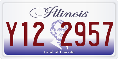 IL license plate Y122957