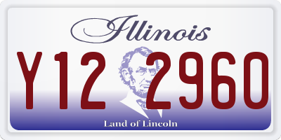IL license plate Y122960