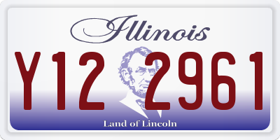 IL license plate Y122961