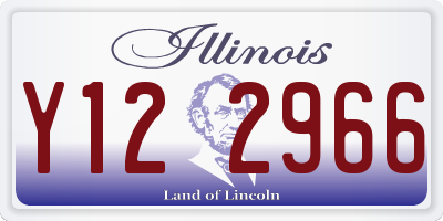 IL license plate Y122966
