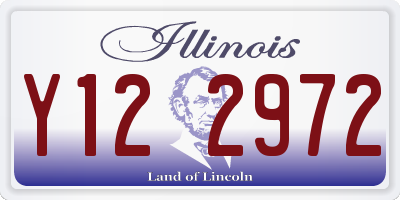 IL license plate Y122972
