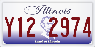 IL license plate Y122974