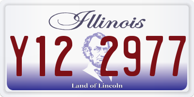 IL license plate Y122977