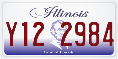 IL license plate Y122984