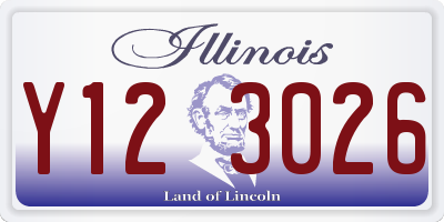 IL license plate Y123026