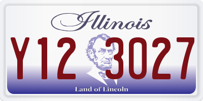 IL license plate Y123027